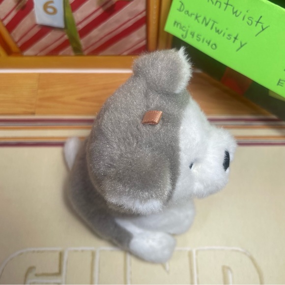 1 BRAND NEW GUND MINI FLURRY HUSKY PLUSH ORNAMENT TOY APPROX 4” PRICE FIRM - Picture 6 of 16